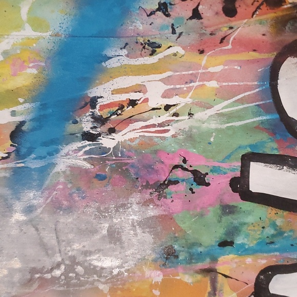 Custom graffiti trench coat - Picture 7 of 11